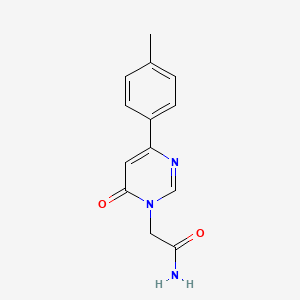 2-(6-oxo-4-(p-tolyl)pyrimidin-1(6H)-yl)acetamide