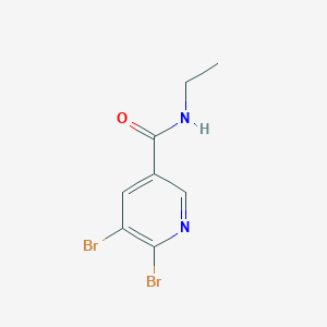 5,6-dibromo-N-ethylpyridine-3-carboxamide
