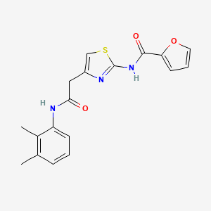 N-(4-(2-((2,3-dimethylphenyl)amino)-2-oxoethyl)thiazol-2-yl)furan-2-carboxamide