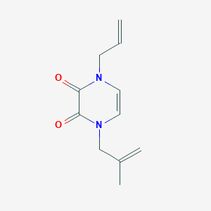 1-(2-Methylprop-2-enyl)-4-prop-2-enylpyrazine-2,3-dione