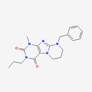 9-benzyl-1-methyl-3-propyl-7,8-dihydro-6H-purino[7,8-a]pyrimidine-2,4-dione