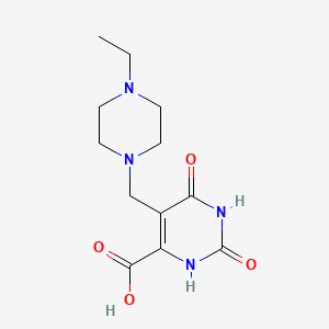 5-((4-Ethylpiperazin-1-yl)methyl)-2,6-dioxo-1,2,3,6-tetrahydropyrimidine-4-carboxylic acid