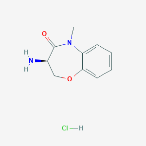 (R)-3-Amino-5-methyl-2,3-dihydrobenzo[B][1,4]oxazepin-4(5H)-one hcl