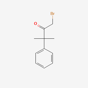 1-Bromo-3-methyl-3-phenylbutan-2-one