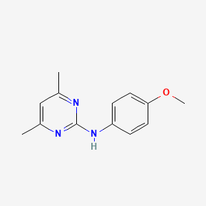 N-(4-methoxyphenyl)-4,6-dimethylpyrimidin-2-amine