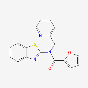 N-(benzo[d]thiazol-2-yl)-N-(pyridin-2-ylmethyl)furan-2-carboxamide