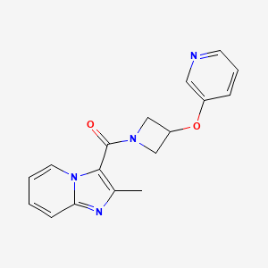 (2-Methylimidazo[1,2-a]pyridin-3-yl)(3-(pyridin-3-yloxy)azetidin-1-yl)methanone
