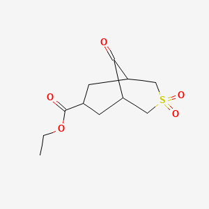 Ethyl 3,3,9-trioxo-3lambda6-thiabicyclo[3.3.1]nonane-7-carboxylate