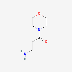 molecular formula C7H14N2O2 B2510914 3-Amino-1-morpholin-4-yl-propan-1-one CAS No. 173336-90-8; 71274-43-6