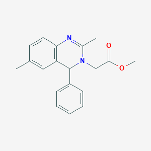 molecular formula C19H20N2O2 B2510987 methyl (2,6-dimethyl-4-phenylquinazolin-3(4H)-yl)acetate CAS No. 313267-98-0