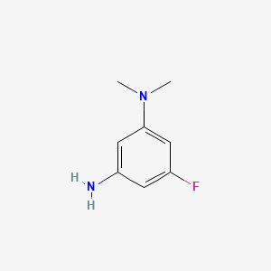 molecular formula C8H11FN2 B2511018 5-fluoro-N1,N1-dimethylbenzene-1,3-diamine CAS No. 1182997-62-1