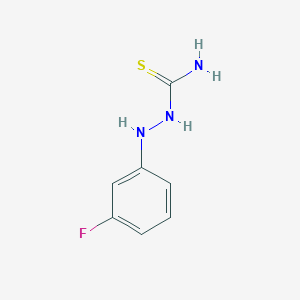 molecular formula C7H8FN3S B2511037 [(3-Fluorophenyl)amino]thiourea CAS No. 860610-53-3