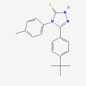 5-(4-tert-butylphenyl)-4-(4-methylphenyl)-4H-1,2,4-triazole-3-thiol