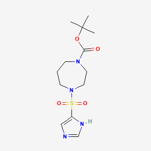 tert-butyl 4-((1H-imidazol-4-yl)sulfonyl)-1,4-diazepane-1-carboxylate