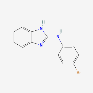 molecular formula C13H10BrN3 B2511060 N-(4-bromophenyl)-1H-benzimidazol-2-amine CAS No. 610255-38-4