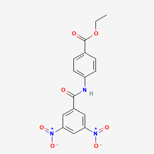 Ethyl 4-(3,5-dinitrobenzamido)benzoate