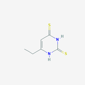 molecular formula C6H8N2S2 B2511074 6-Ethylpyrimidine-2,4-dithiol CAS No. 52590-34-8