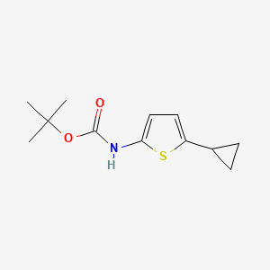 Tert-butyl N-(5-cyclopropylthiophen-2-yl)carbamate