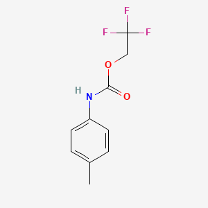 2,2,2-trifluoroethyl N-(4-methylphenyl)carbamate