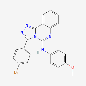 3-(4-bromophenyl)-N-(4-methoxyphenyl)-[1,2,4]triazolo[4,3-c]quinazolin-5-amine