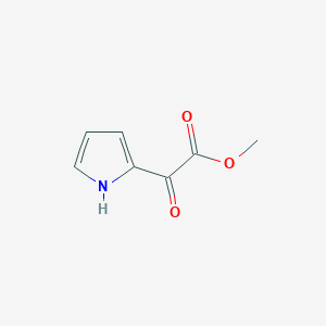 molecular formula C7H7NO3 B2511191 methyl 2-oxo-2-(1H-pyrrol-2-yl)acetate CAS No. 54224-26-9