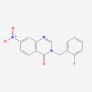 B2511278 3-(2-fluorobenzyl)-7-nitroquinazolin-4(3H)-one CAS No. 728886-80-4