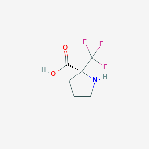(R)-2-(Trifluoromethyl)pyrrolidine-2-carboxylic acid