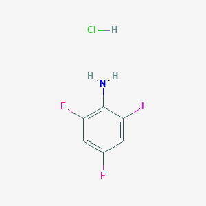 2,4-Difluoro-6-iodoaniline;hydrochloride