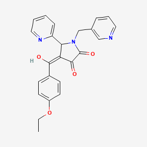 4-(4-ethoxybenzoyl)-3-hydroxy-5-(pyridin-2-yl)-1-(pyridin-3-ylmethyl)-1H-pyrrol-2(5H)-one