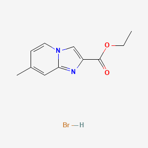 Ethyl 7-methylimidazo[1,2-a]pyridine-2-carboxylate hydrobromide
