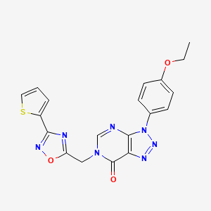 3-(4-ethoxyphenyl)-6-((3-(thiophen-2-yl)-1,2,4-oxadiazol-5-yl)methyl)-3H-[1,2,3]triazolo[4,5-d]pyrimidin-7(6H)-one