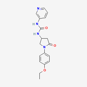 1-(1-(4-Ethoxyphenyl)-5-oxopyrrolidin-3-yl)-3-(pyridin-3-yl)urea