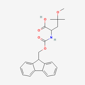 2-(9H-Fluoren-9-ylmethoxycarbonylamino)-4-methoxy-4-methylpentanoic acid