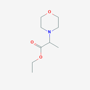 molecular formula C9H17NO3 B2511386 Ethyl 2-morpholin-4-ylpropanoate CAS No. 32418-62-5