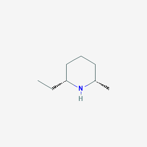 molecular formula C8H17N B2511408 (2R,6S)-2-ethyl-6-methylpiperidine CAS No. 794480-30-1