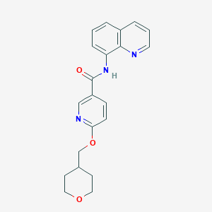 N-(quinolin-8-yl)-6-((tetrahydro-2H-pyran-4-yl)methoxy)nicotinamide