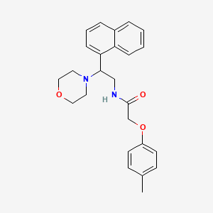 N-(2-morpholino-2-(naphthalen-1-yl)ethyl)-2-(p-tolyloxy)acetamide
