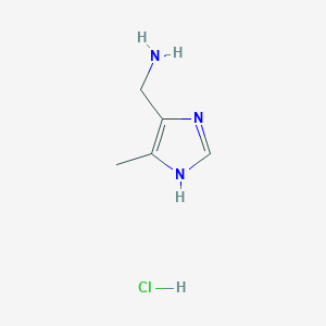 [(4-Methyl-1H-imidazol-5-YL)methyl]amine hydrochloride