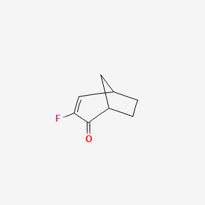 molecular formula C8H9FO B2511485 3-Fluorobicyclo[3.2.1]oct-3-en-2-one CAS No. 2470439-86-0