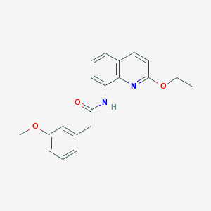 molecular formula C20H20N2O3 B2511547 N-(2-ethoxyquinolin-8-yl)-2-(3-methoxyphenyl)acetamide CAS No. 1251546-06-1