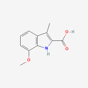 molecular formula C11H11NO3 B2511589 7-Methoxy-3-methyl-1H-indole-2-carboxylic acid CAS No. 626210-67-1