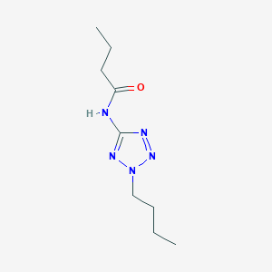 molecular formula C9H17N5O B251164 N-(2-butyl-2H-tetraazol-5-yl)butanamide 