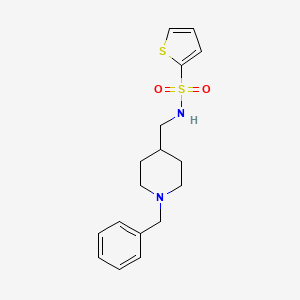 N-((1-benzylpiperidin-4-yl)methyl)thiophene-2-sulfonamide
