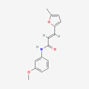 (E)-N-(3-methoxyphenyl)-3-(5-methylfuran-2-yl)acrylamide