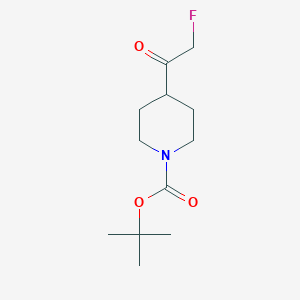 molecular formula C12H20FNO3 B2511765 Tert-butyl 4-(2-fluoroacetyl)piperidine-1-carboxylate CAS No. 2567503-65-3
