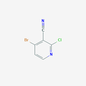 molecular formula C6H2BrClN2 B2511781 4-Bromo-2-chloronicotinonitrile CAS No. 1807017-39-5