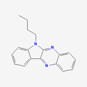 molecular formula C18H17N3 B2511858 6-butyl-6H-indolo[2,3-b]quinoxaline CAS No. 327061-52-9
