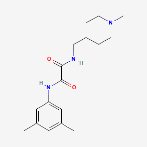 N1-(3,5-dimethylphenyl)-N2-((1-methylpiperidin-4-yl)methyl)oxalamide
