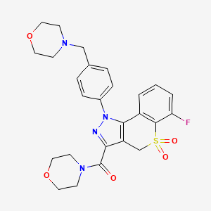 molecular formula C26H27FN4O5S B2511894 Roginolisib CAS No. 1305267-37-1