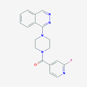 (2-Fluoropyridin-4-yl)-(4-phthalazin-1-ylpiperazin-1-yl)methanone